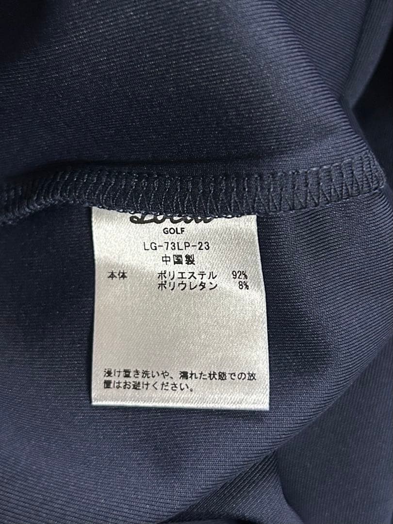 新品　タグ付　ローカルゴルフ　長袖ポロシャツ　ビックプリント M/L ネイビー