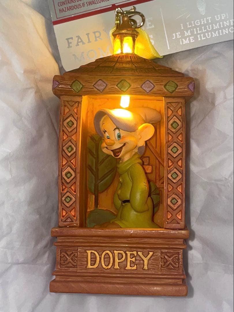 日本未発売☆白雪姫♡ドーピー☆オーナメント☆ライトアップ！