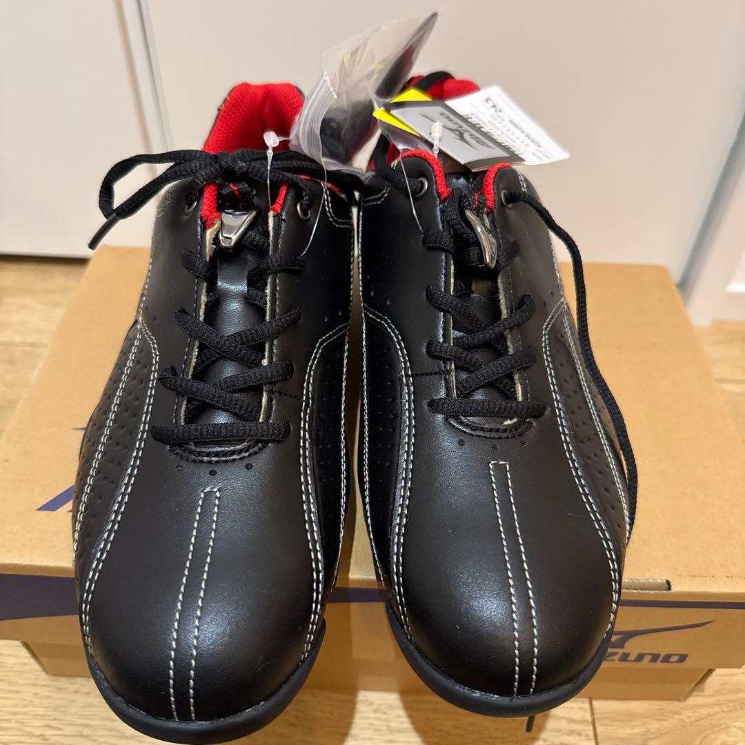 Mizuno LS-035 ゴルフシューズ ブラック/レッド