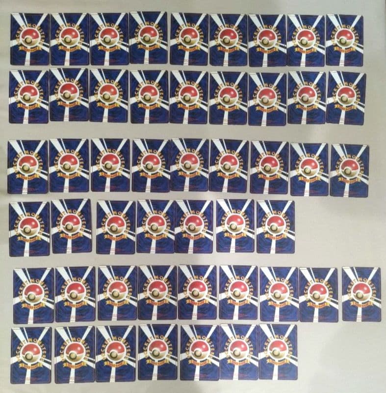 ポケモンカード　旧裏　第１〜３弾　キラ　まとめ売り50枚　※第２、３弾キラコンプ