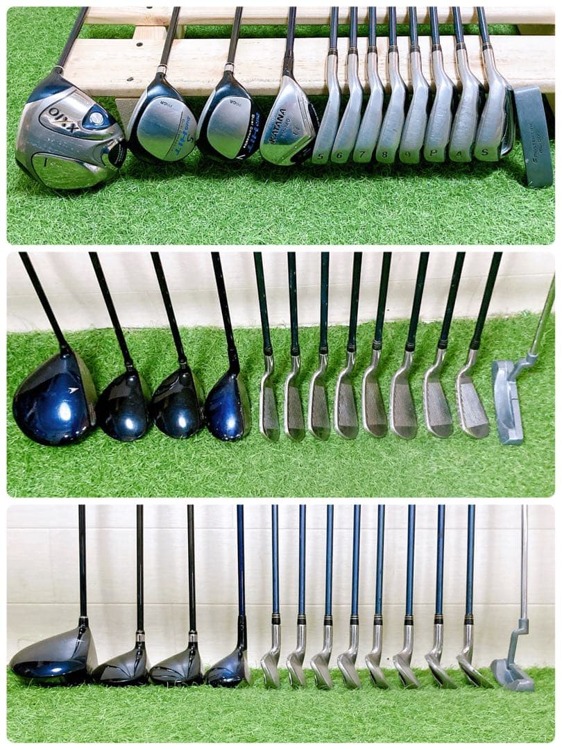 H13 ゼクシオ　初心者オススメ　ゴルフクラブ　メンズセット　右利き　13本