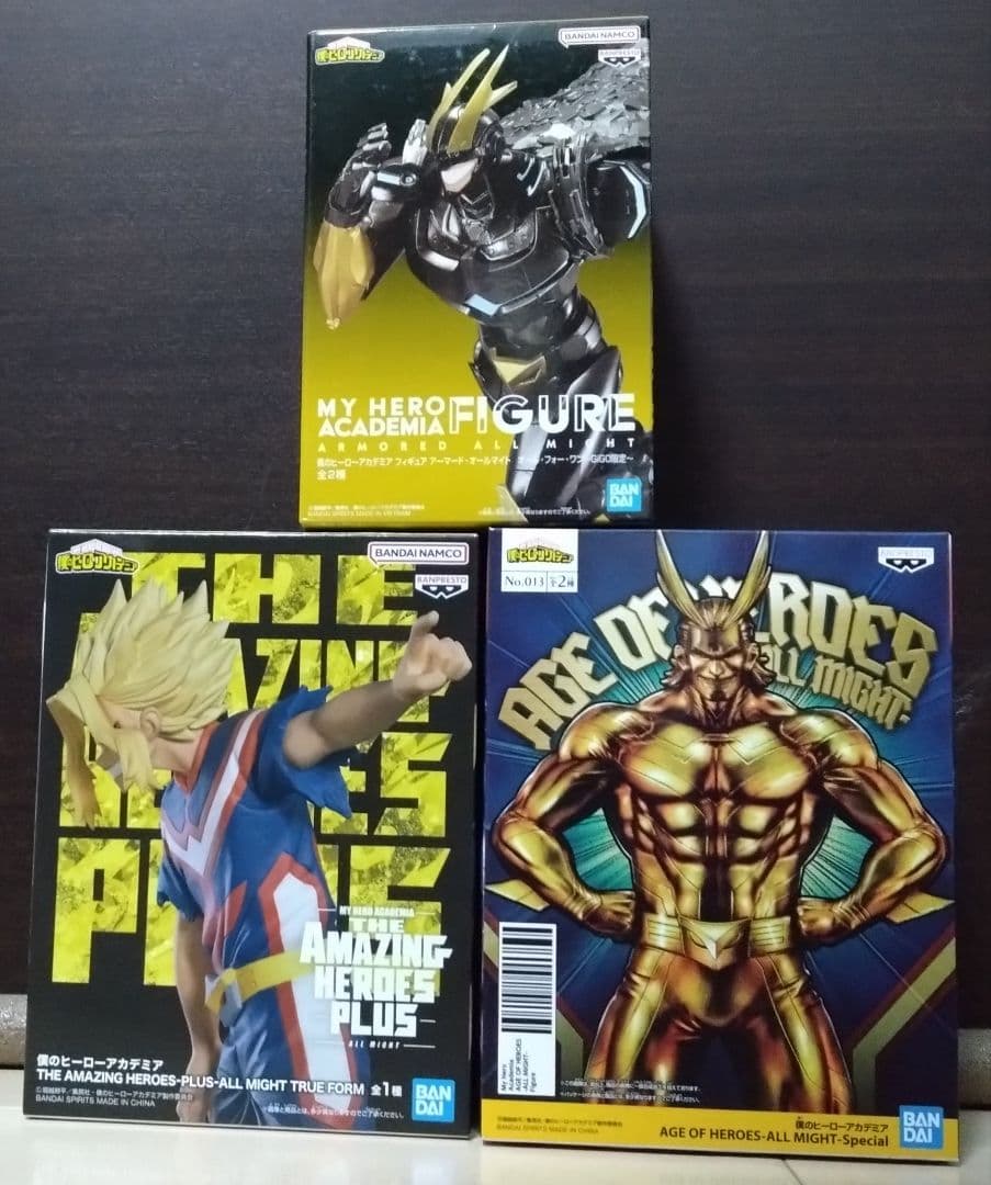 僕のヒーローアカデミア オールマイト フィギュア 3点セット