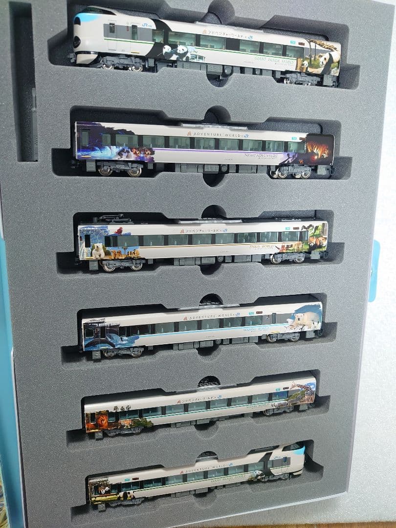 JR 287系 パンダくろしお Smileアドベンチャー 車掌室点灯 KATO