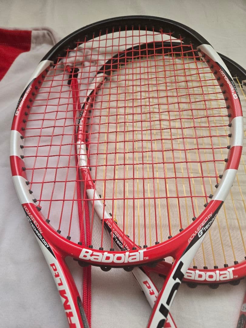 Babolat ピュアストームリミテッド 2本セット ケース付き