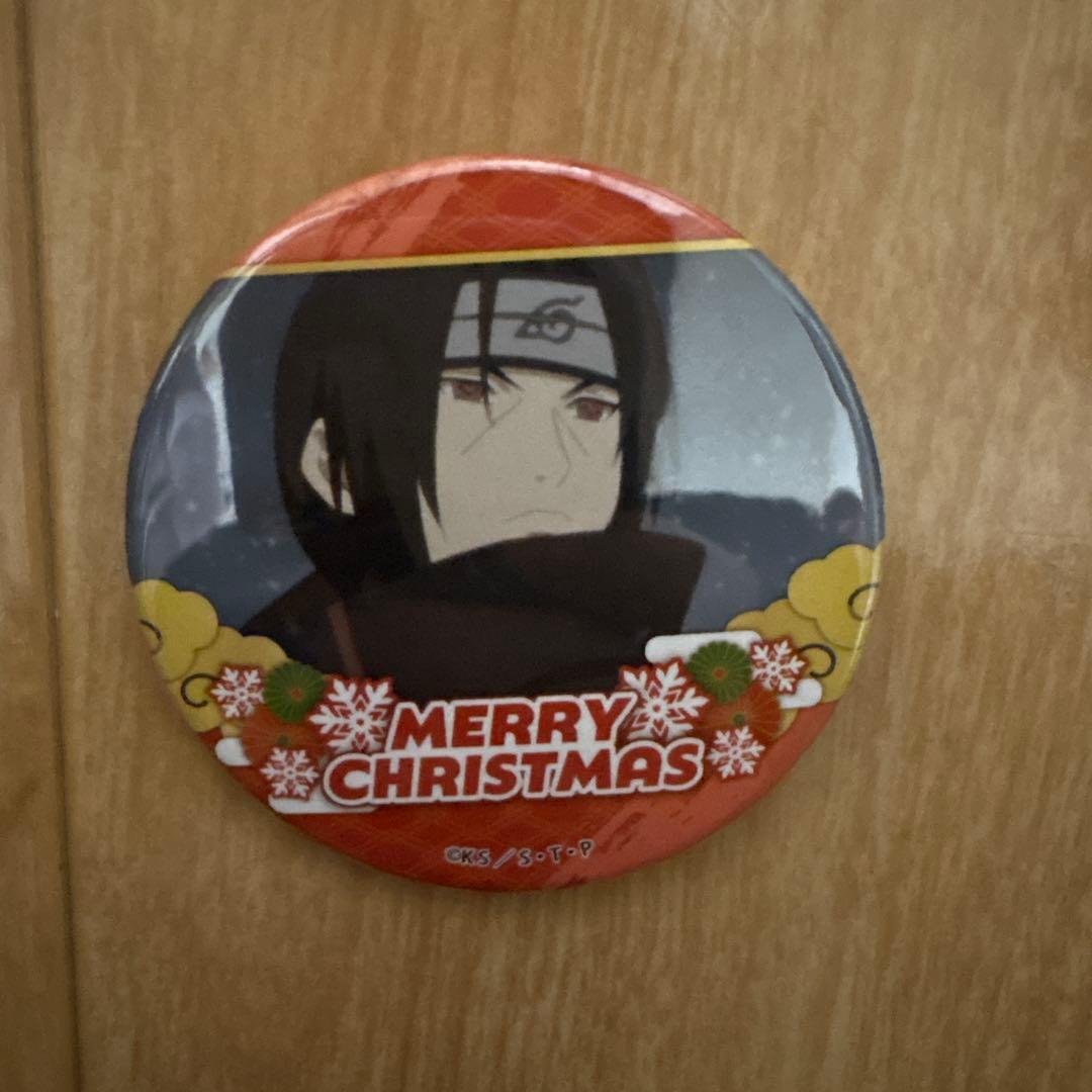 NARUTO うちはイタチ クリスマス 缶バッジ プリロール