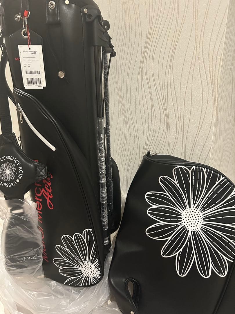 mardi mercredi ゴルフ ゴルフバッグ　サンバイザー　セット