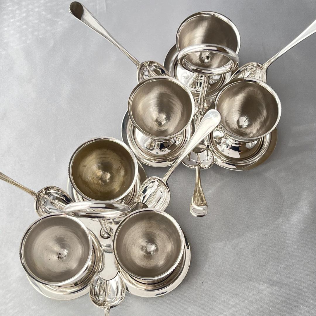 【英国】エッグクルーゼ 2個組 エッグカップ / スタンド / スプーン