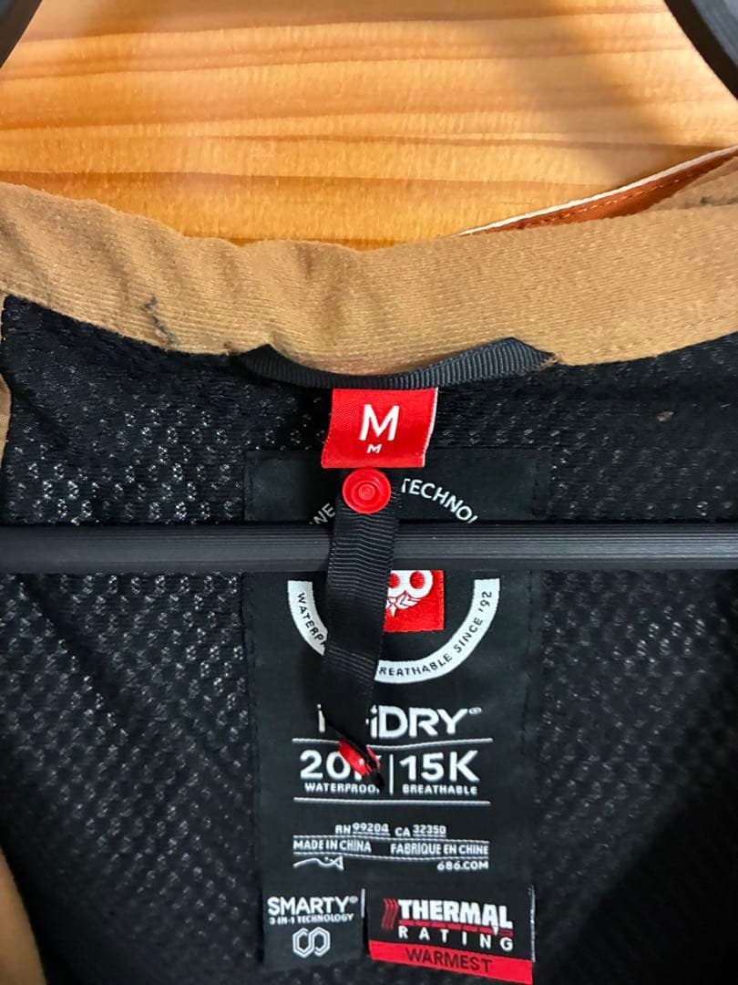 686 SixEightsix ウェアージャケット Mサイズ