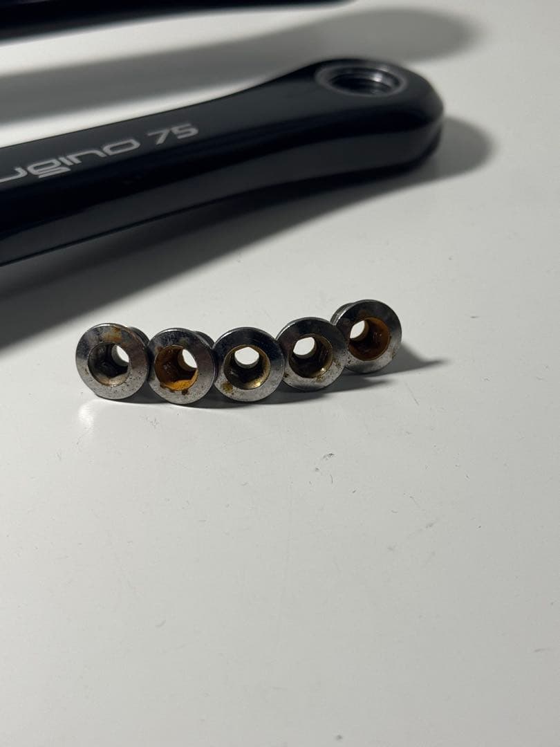 スギノ75 sugino75 クランク ピスト njs bb 黒pcd144