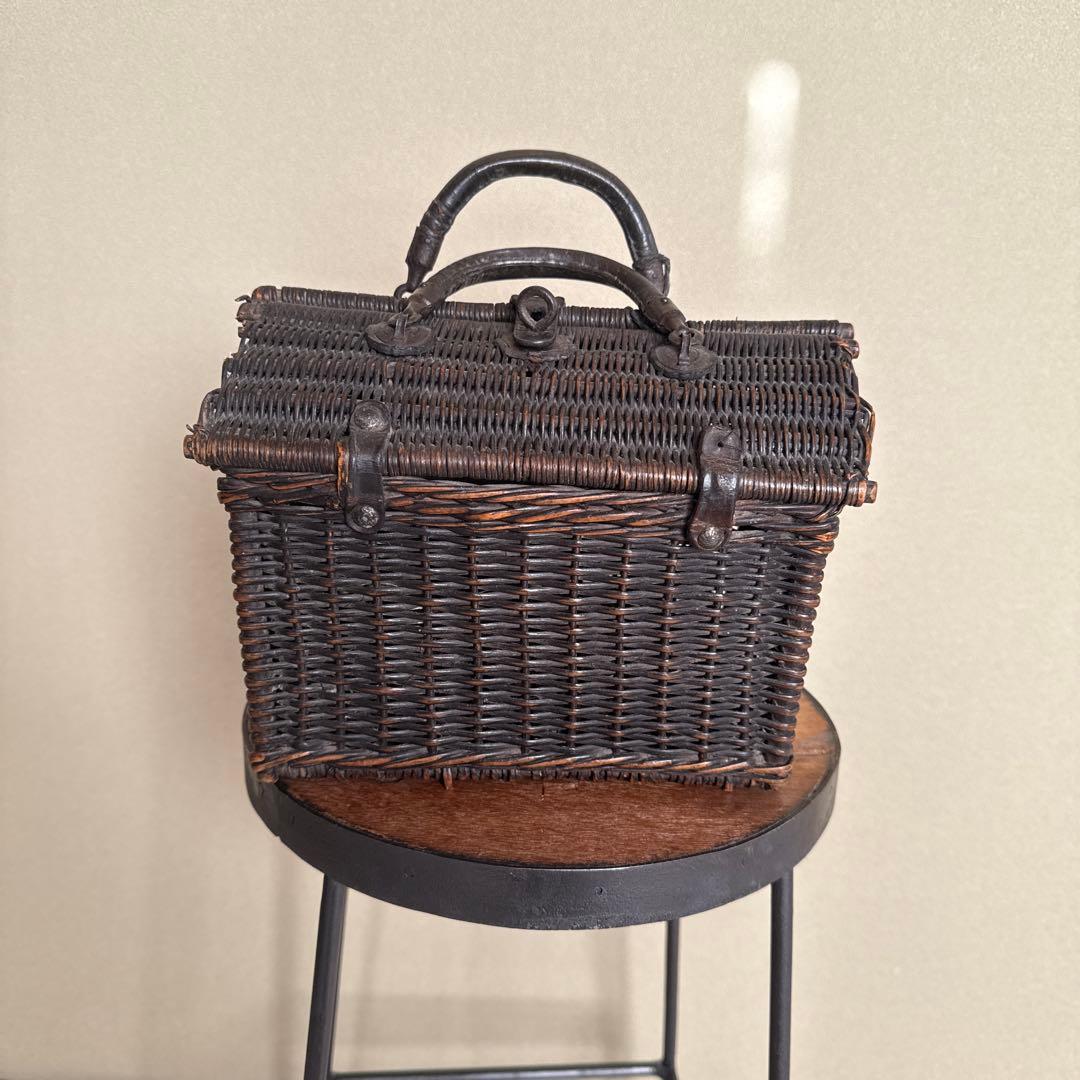 最終価格☆【希少】フランスアンティーク　バスケット