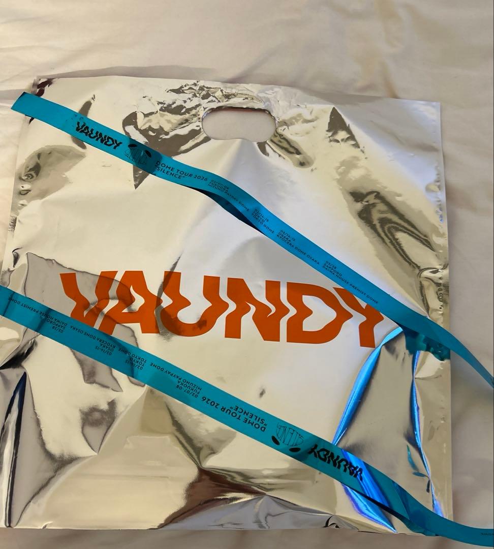 VAUNDY Tシャツ&銀テープ&袋DOME TOUR 2026 SILENCE