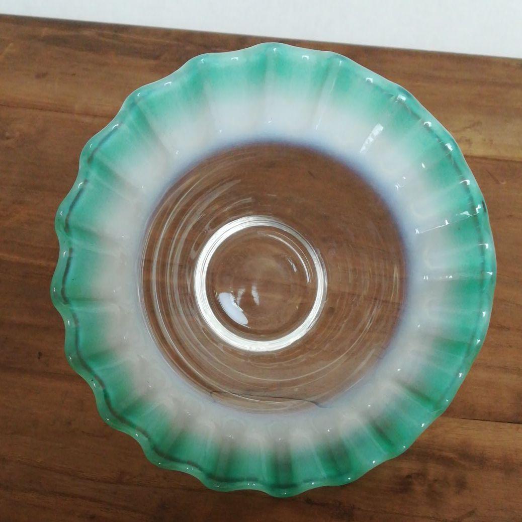 氷コップ　小鉢　吹きガラス　フリルガラス