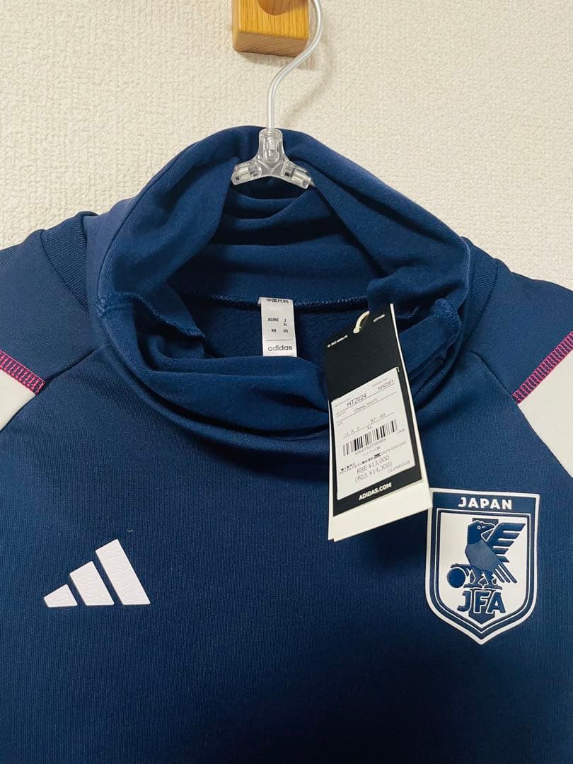 adidas 日本代表 プロ ウォームトップ ネイビ XLサイズ 新品