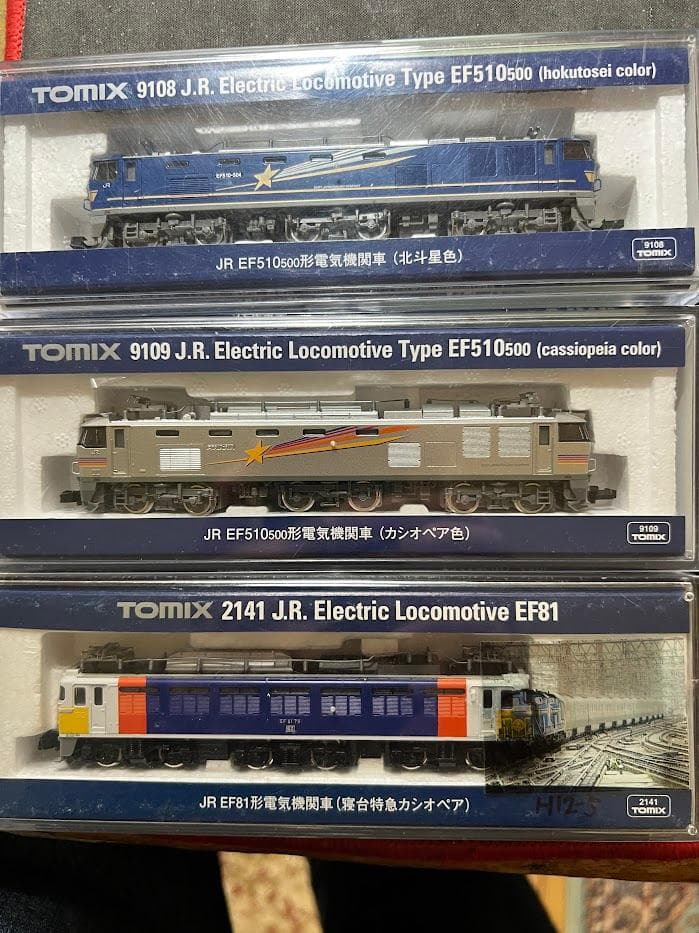 TOMIX EF81 電気機関車　カシオペア　北斗星