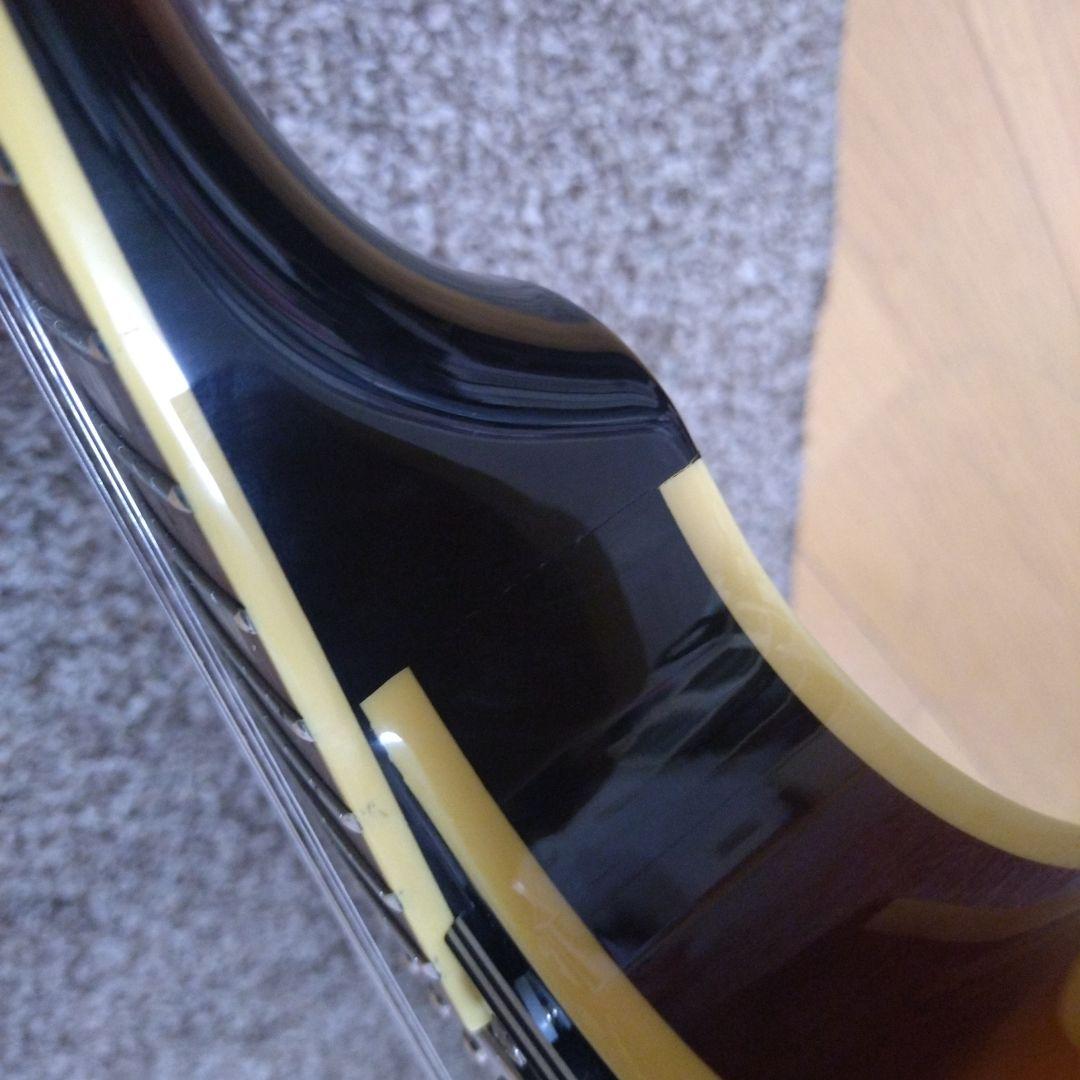 Burny セミアコギター SRSA-65 ES-335タイプ