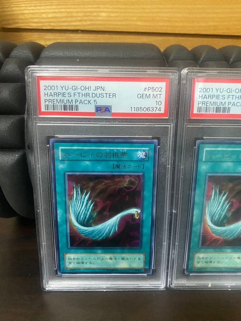 3連番 psa10ハーピィの羽根箒　p5-02