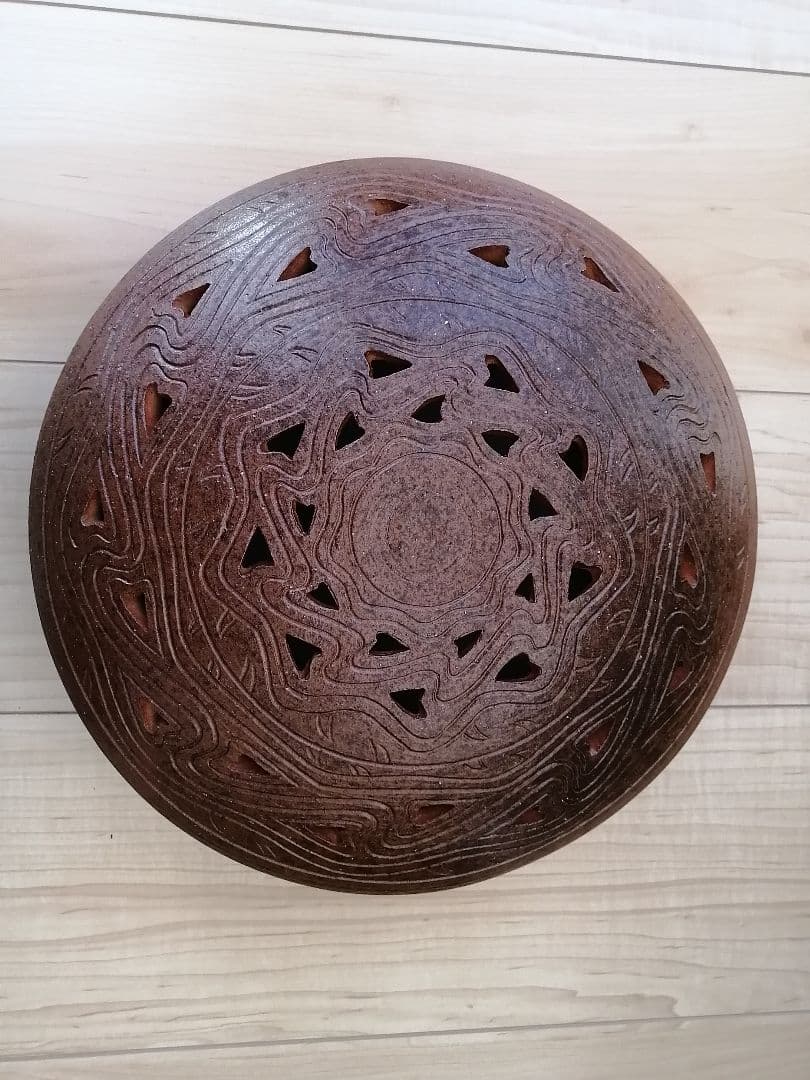 津軽亀ヶ岡焼 香炉 焼き物