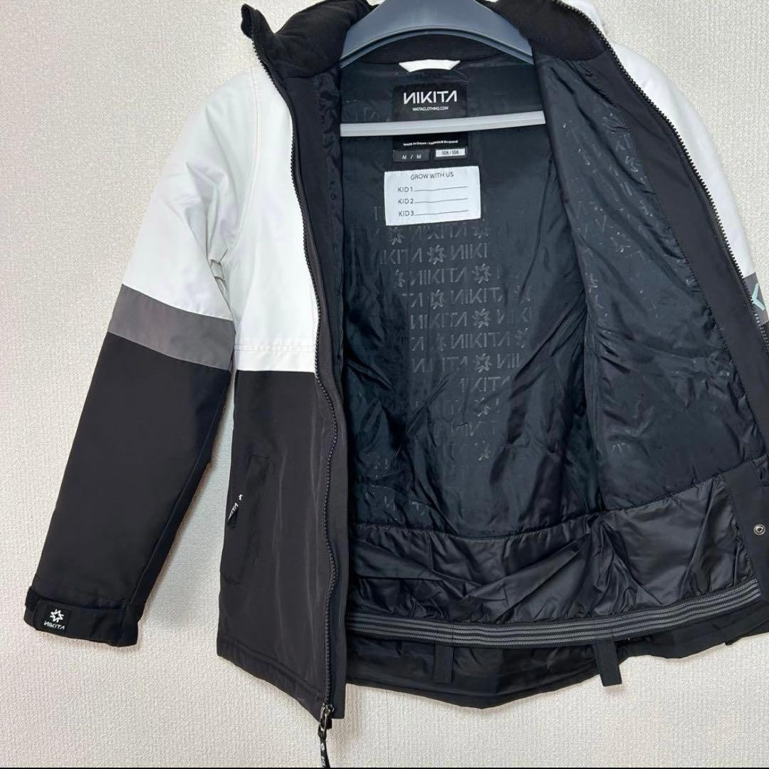 NIKITA ジュニア キッズ スノーボードウェア 上下セットＭサイズ【美品】