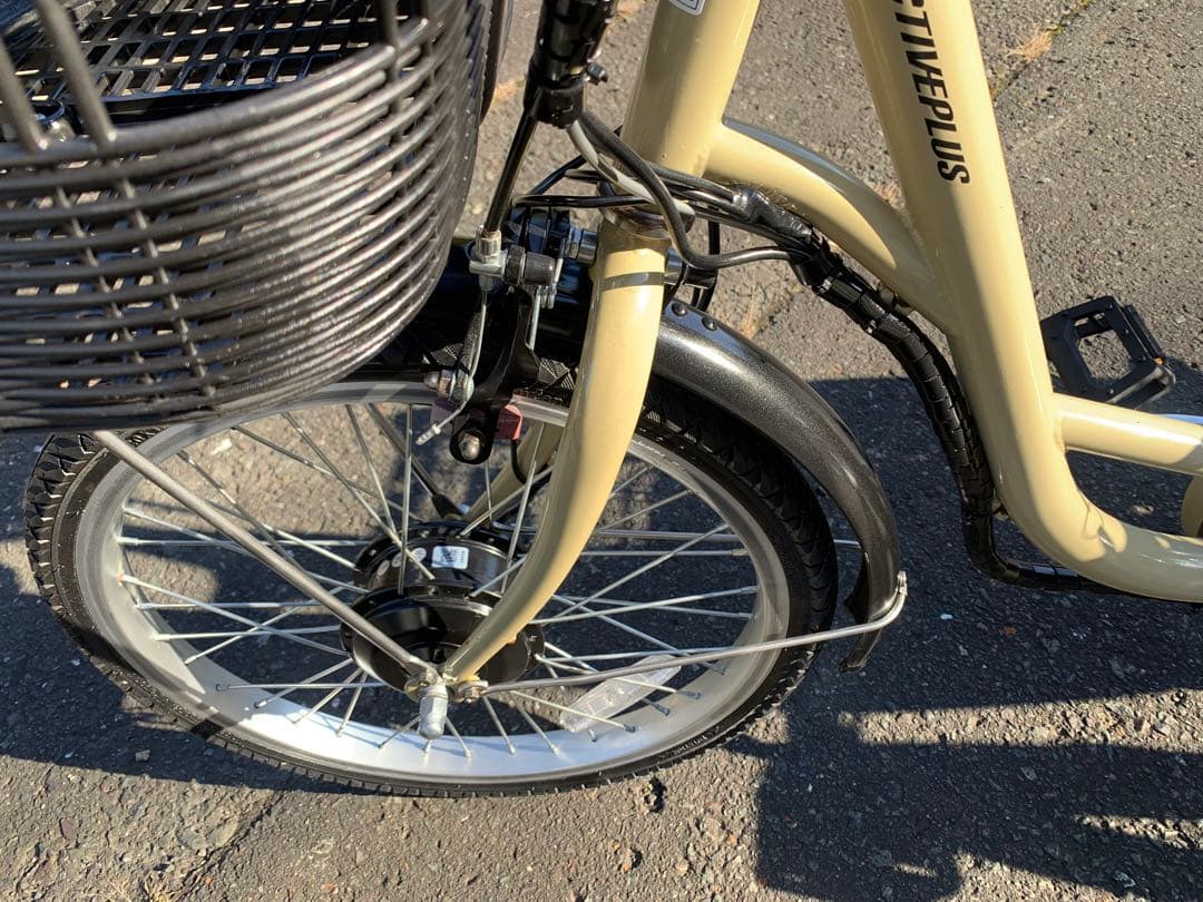 【動作確認済】送料無料ACTIVEPLUS電動アシスト三輪自転車20-16インチ