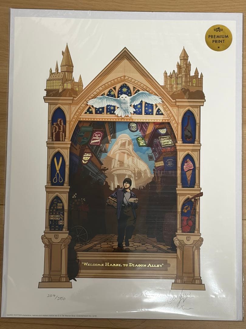ハリー・ポッター ダイアゴン横丁 プレミアムプリント