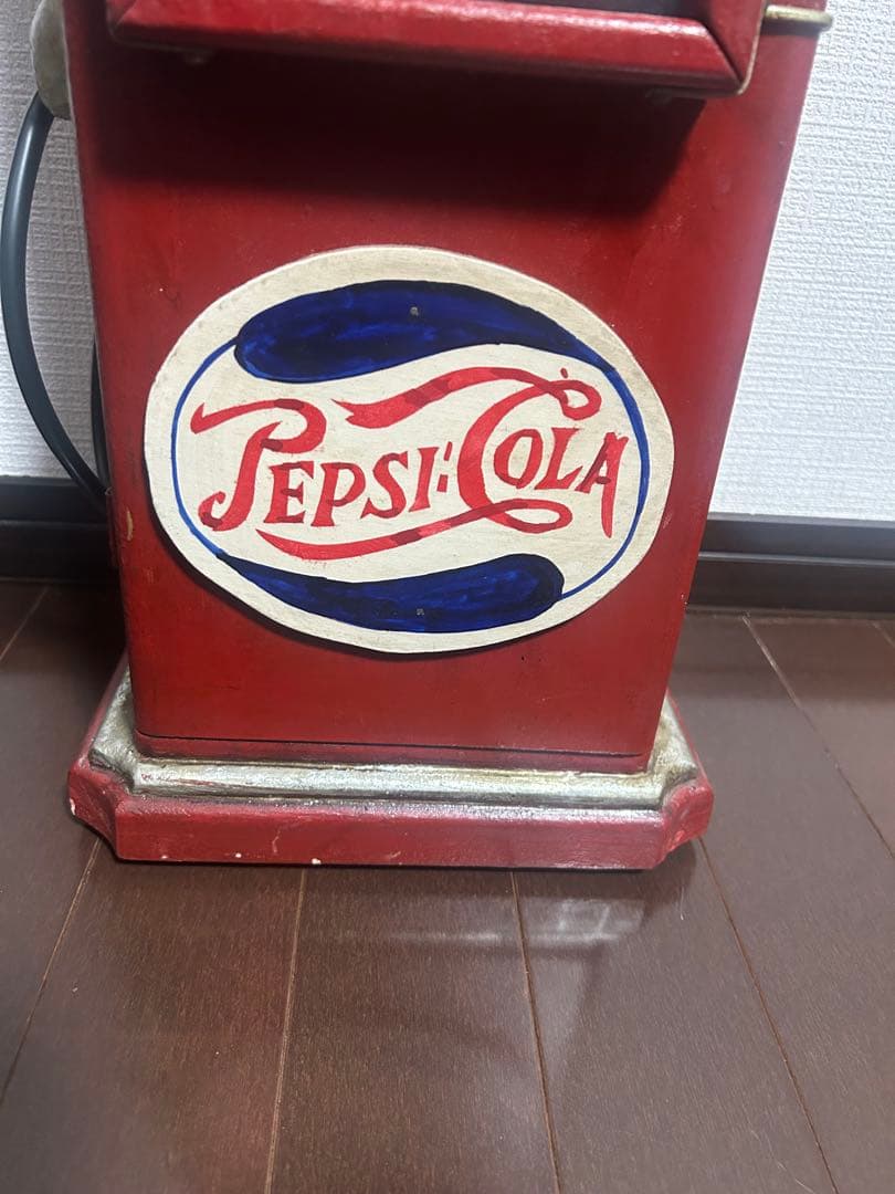 【限定デザイン】ペプシコーラ 木製3段収納棚 アメ雑風インテリア