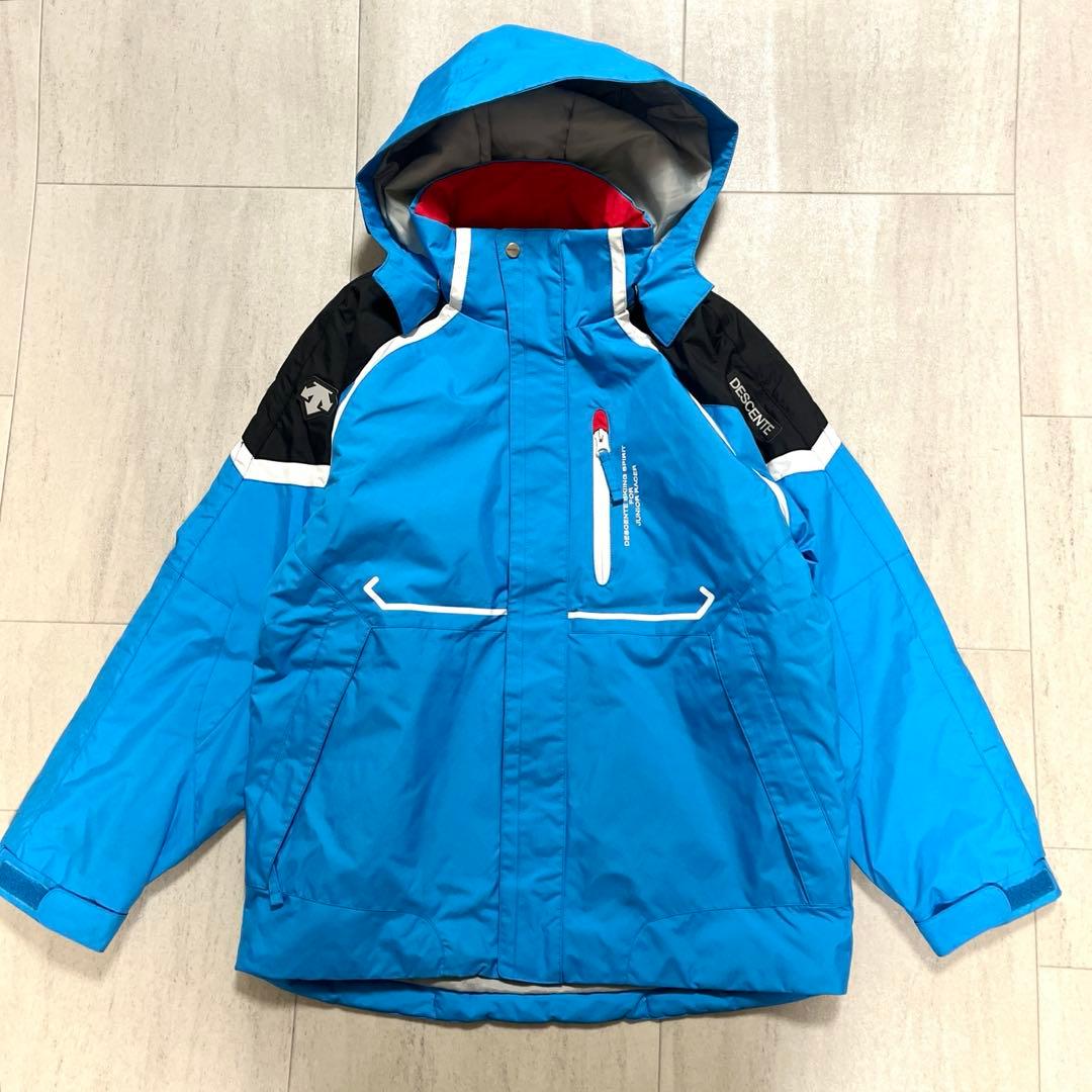 デサント スキーウェア 160 150 ボード 男の子ウエア 上下セット 青