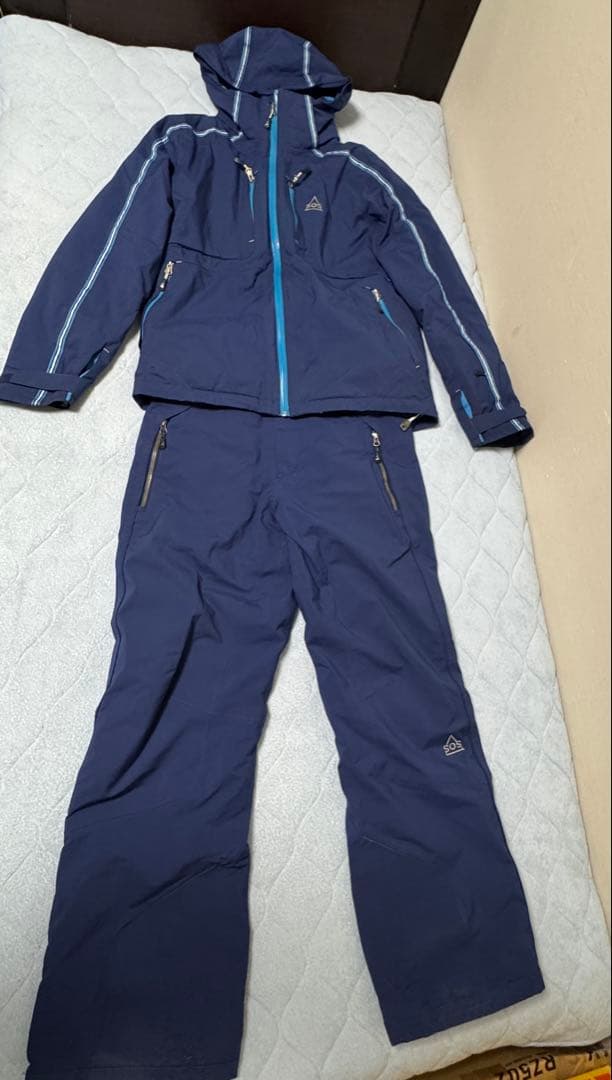 SOS スキーウェア ネイビー メンズMサイズ