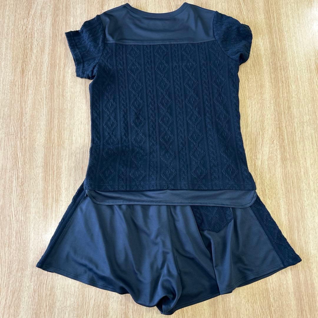 ひなた様　レディーステニスウエア　ゲームシャツショートパンツセットアップ　L