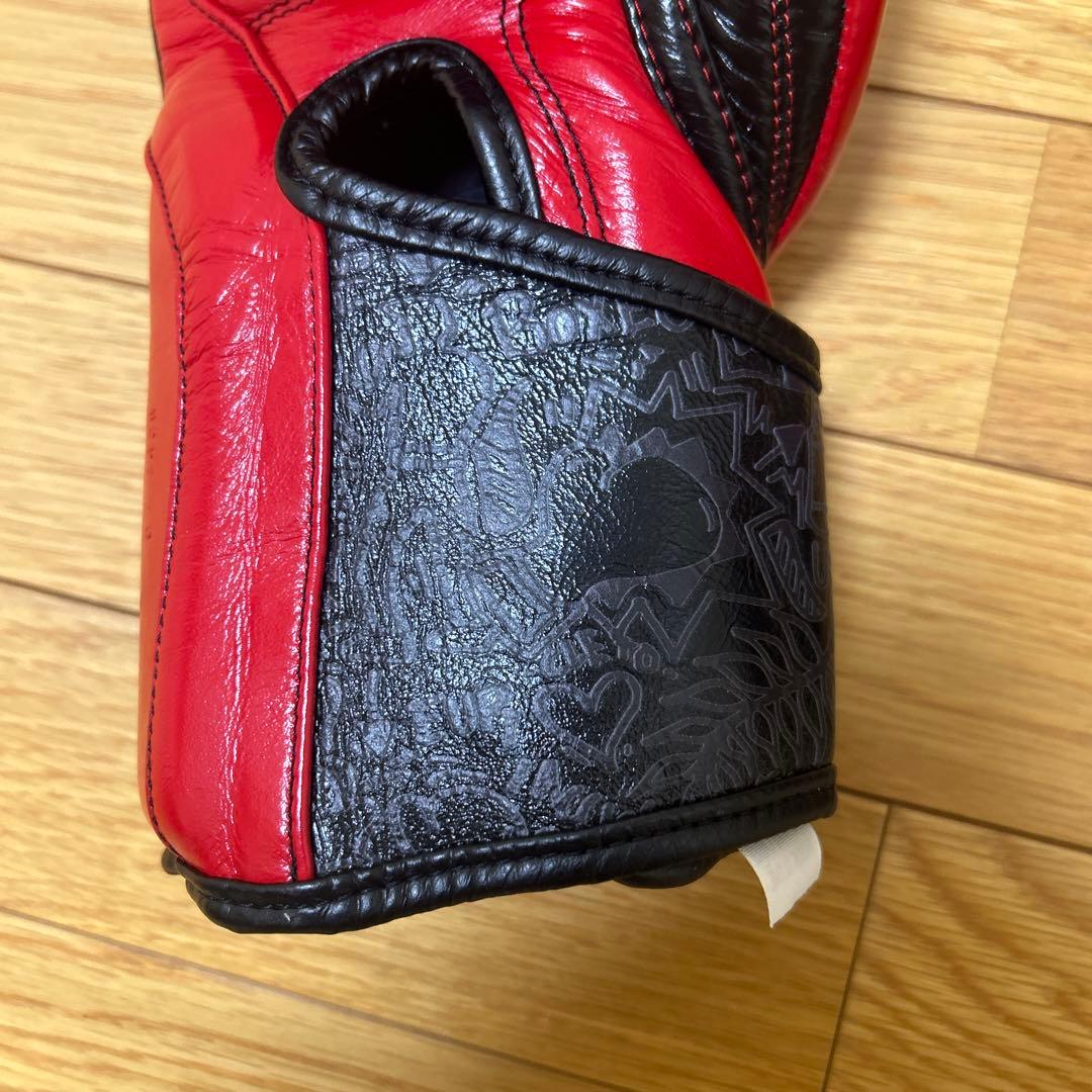 CLETO REYES ボクシンググローブ 黒/赤　10オンス