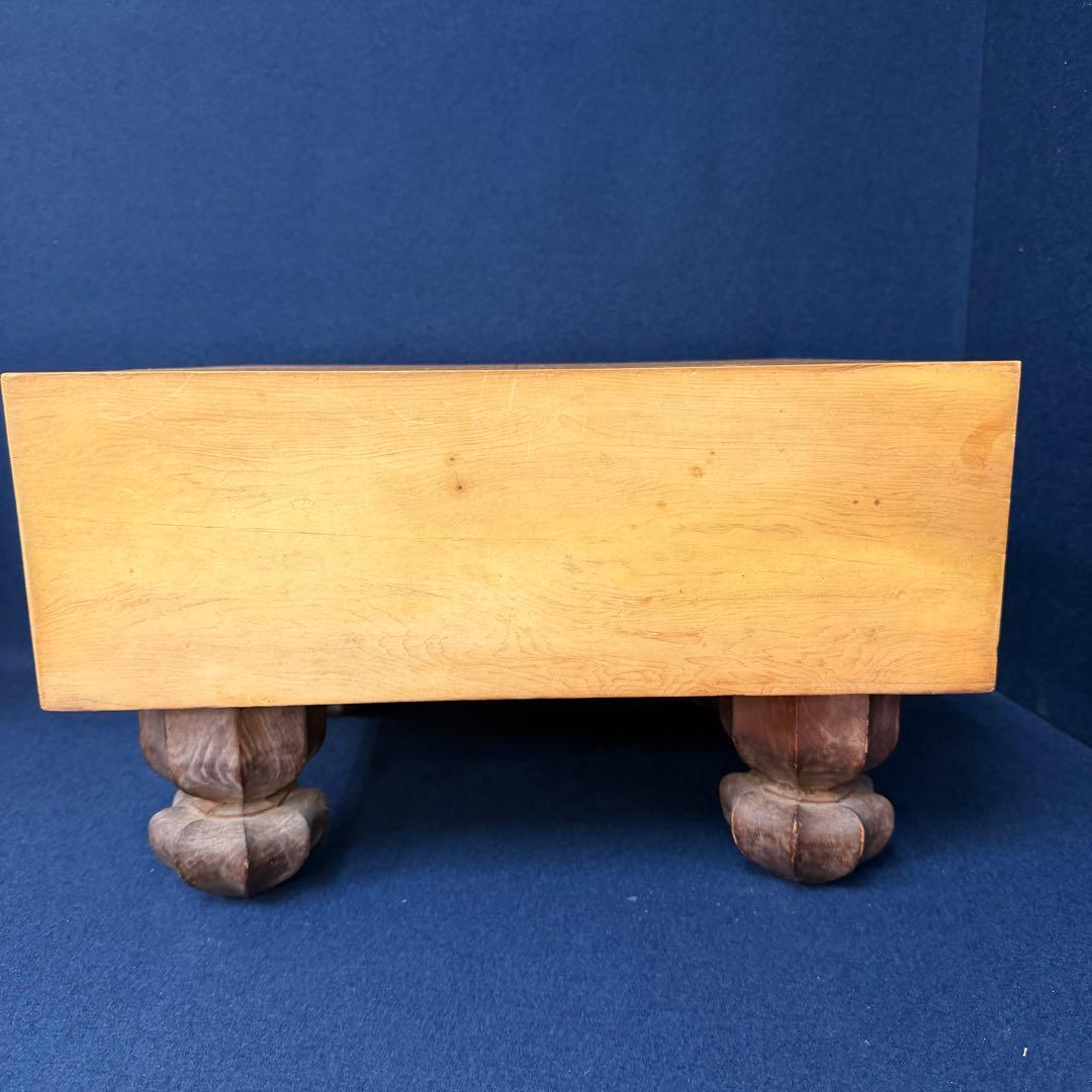 本榧 碁盤 碁石 囲碁 へそあり 蛤 那智黒 日向 厚さ5寸 重さ約14kg