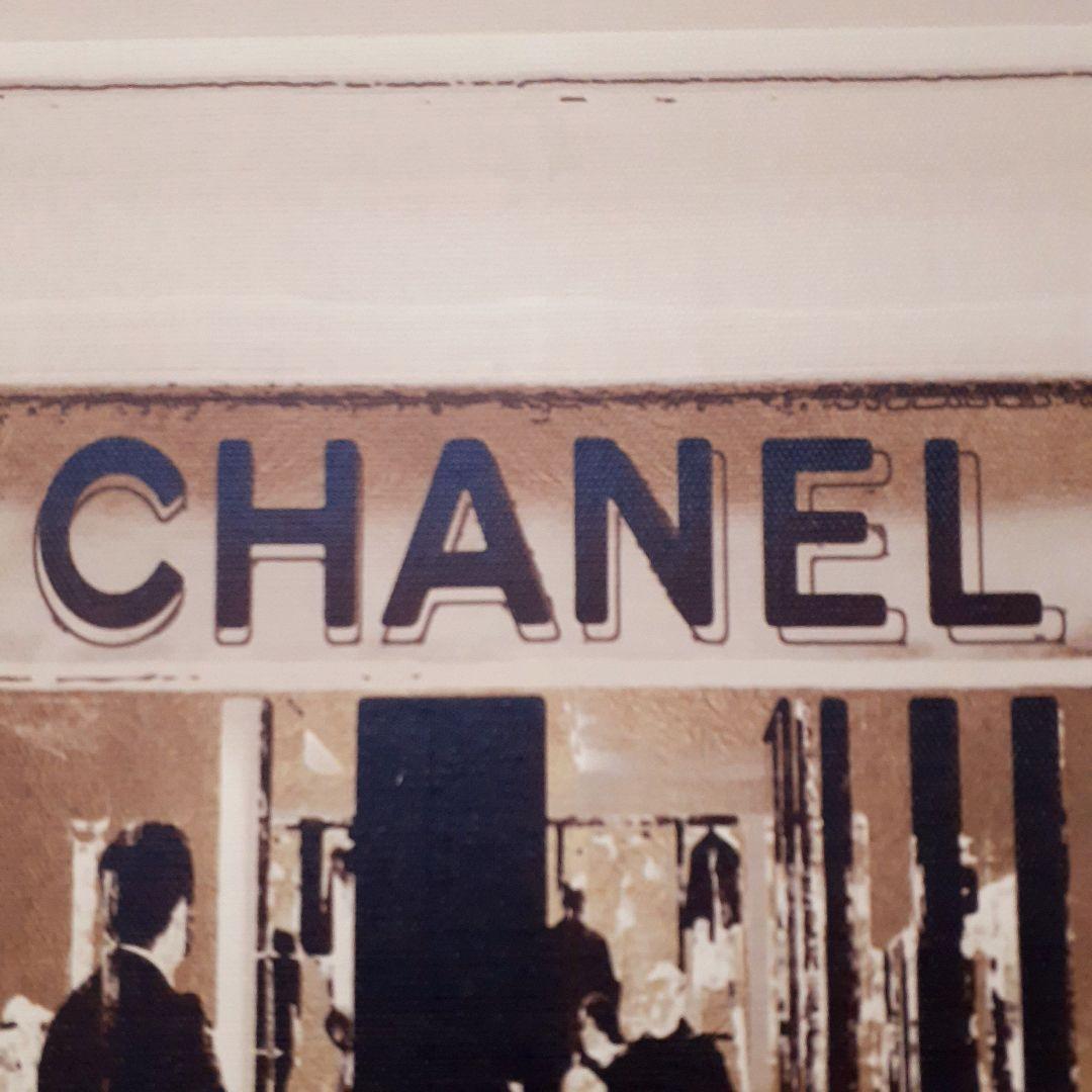 輸入雑貨　オマージュキャンバスアートパネル　『CHANEL』　エントランス
