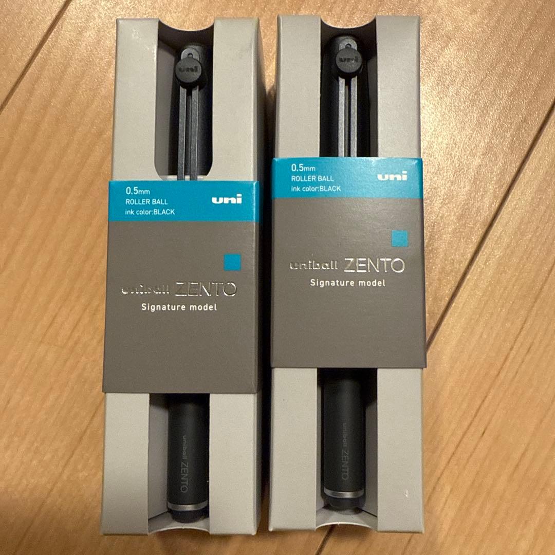 ZENTOシグニチャーモデル ブラック ×2本セット ゼント Uniball