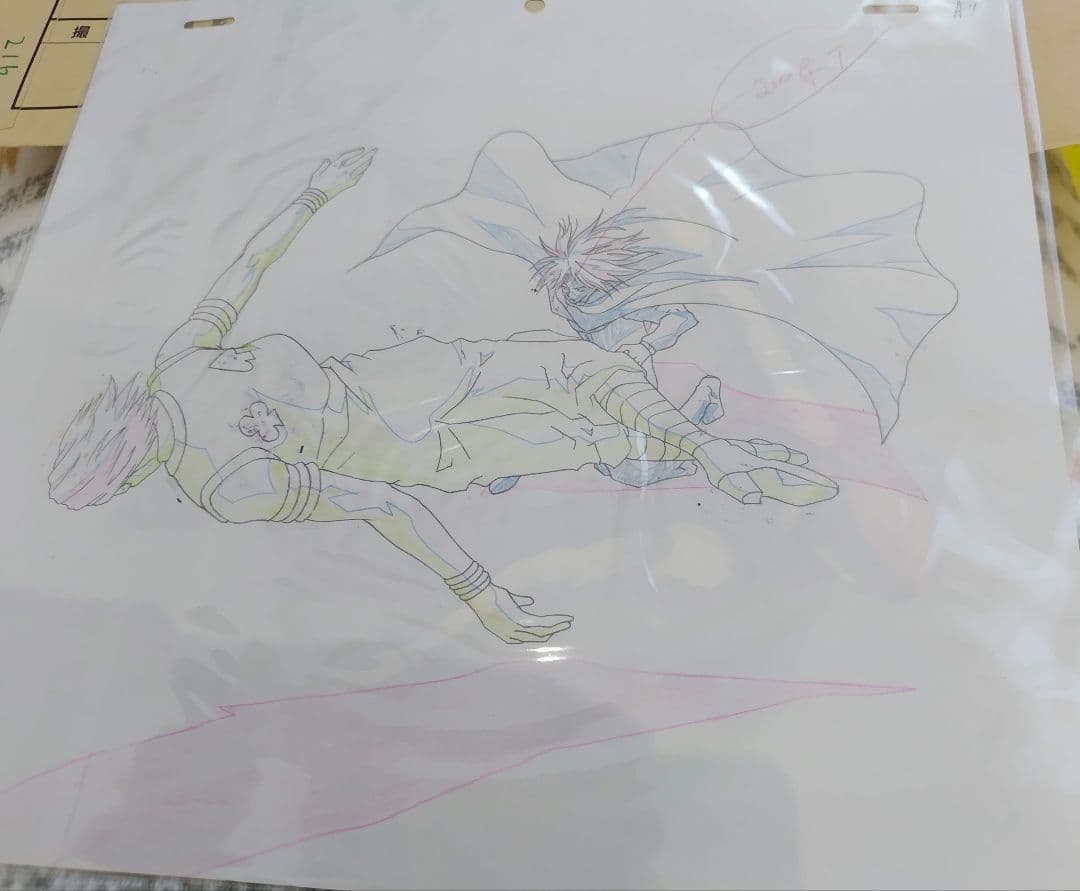 セル画 HUNTER X HUNTER ヒソカ vs カストロ　ハンターハンター