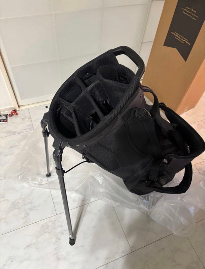 Mizuno スタンド付きキャディバッグ ブラック