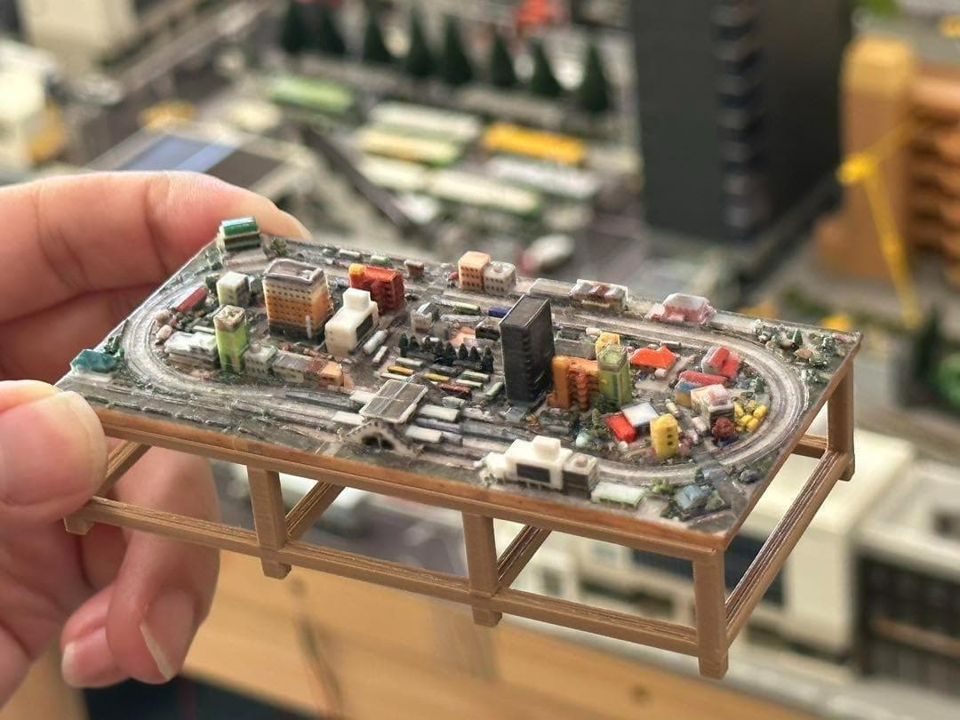 ミニチュア★鉄道模型★Nゲージより小★フィギュアに★1/64より小★ジオラマ