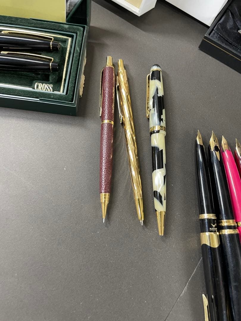 CROSS SHEAFFER 14K 18K万年筆ボールペンまとめ売り15本以上