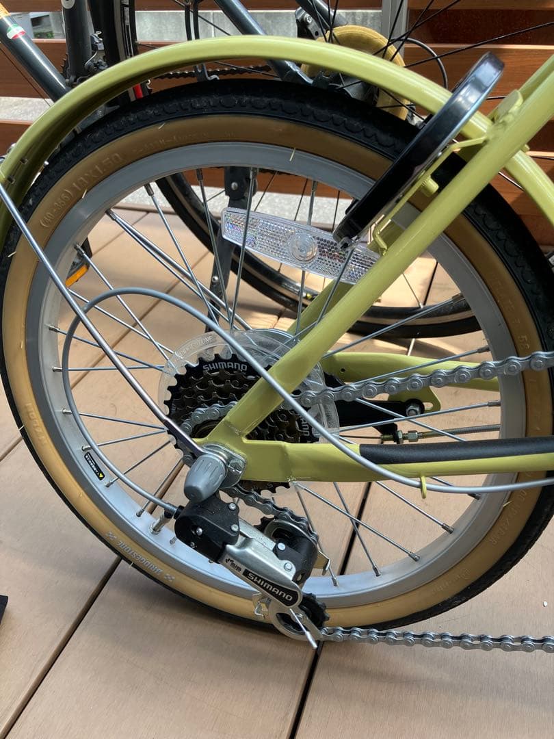 リョウ 新品未使用　折り畳み自転車　持ち歩きカバー付き