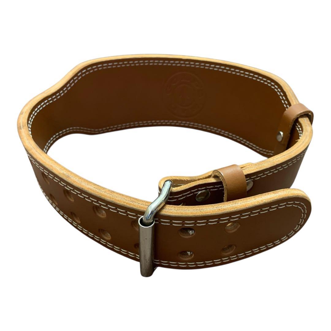 GOLD'S GYM レザーパワーベルト