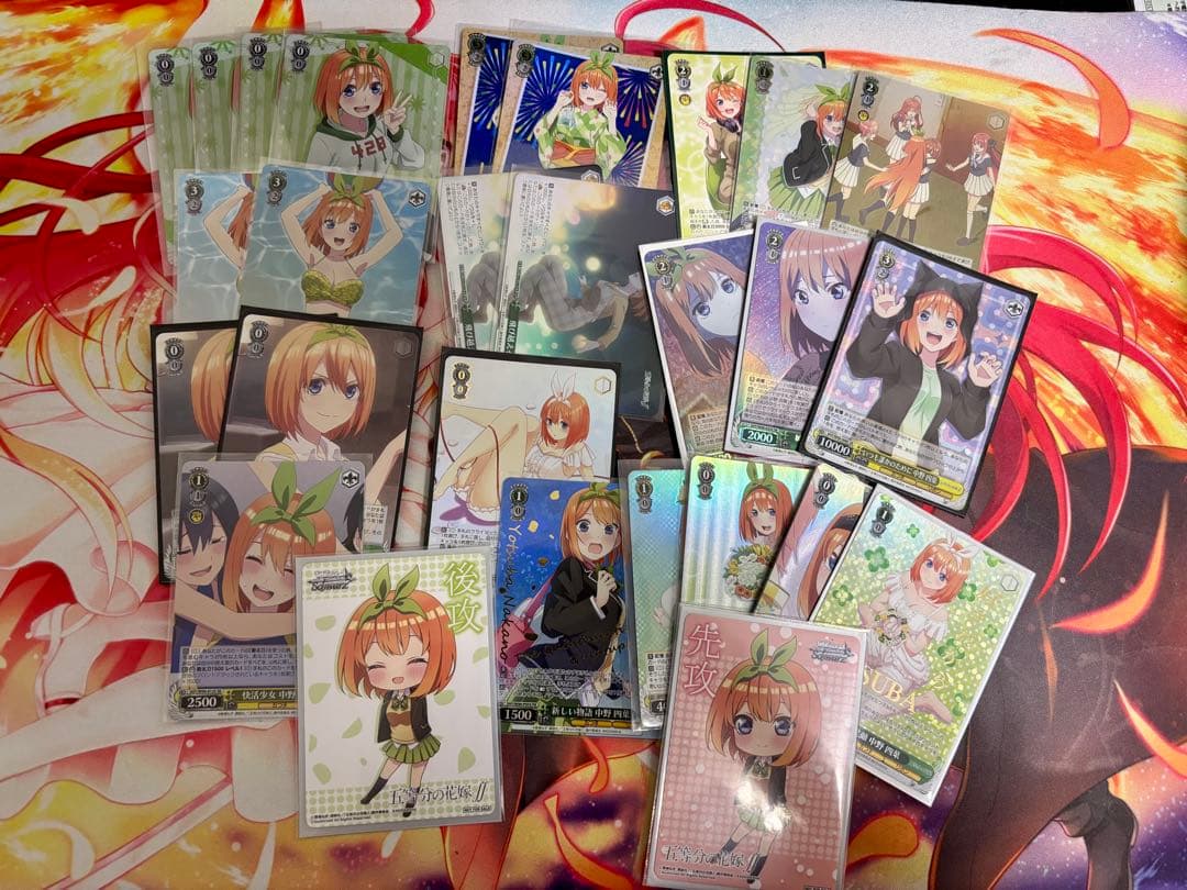 【最終値下げ】五等分の花嫁　四葉　フルホロ　デッキ（光り物パーツ付き）