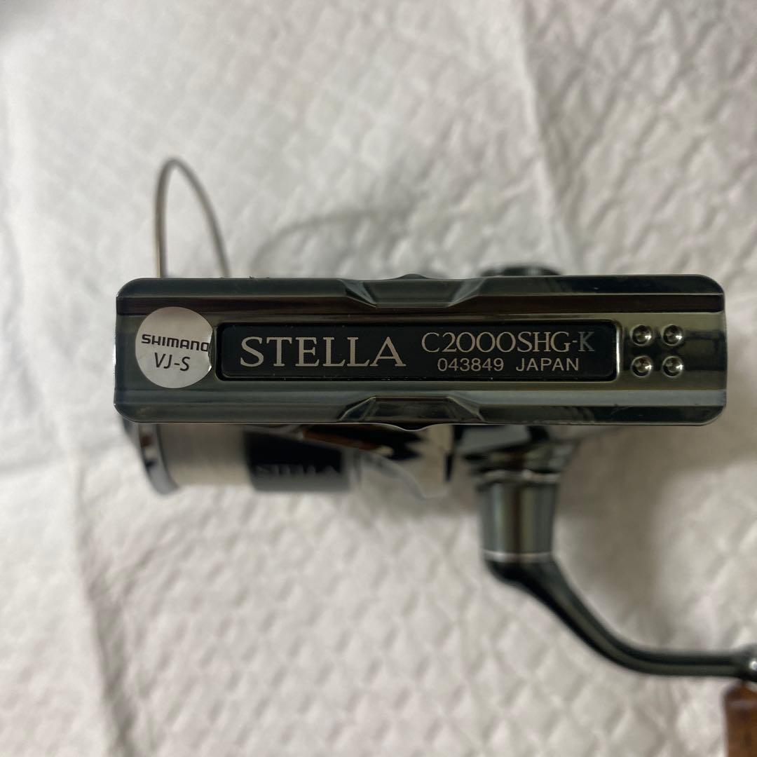 シマノ　 22ステラ　C2000SHG 花梨ノブ　純正ノブ付き