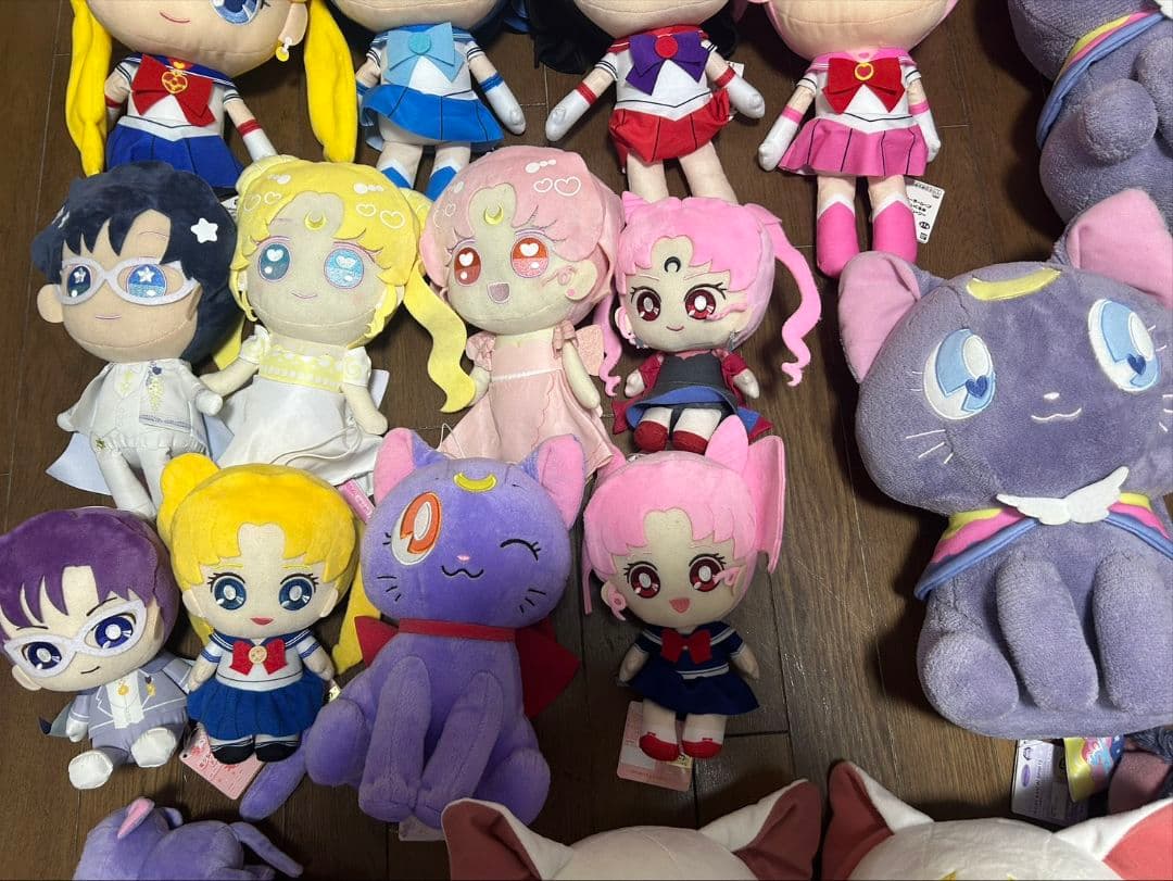 美少女戦士セーラームーン ぬいぐるみ まとめ売り 大量セット タグ付