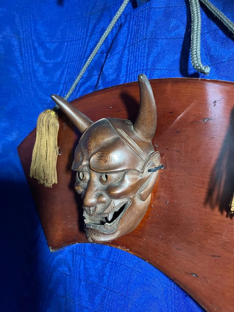 般若　木製 能面 鬼の顔　般若の壁掛け