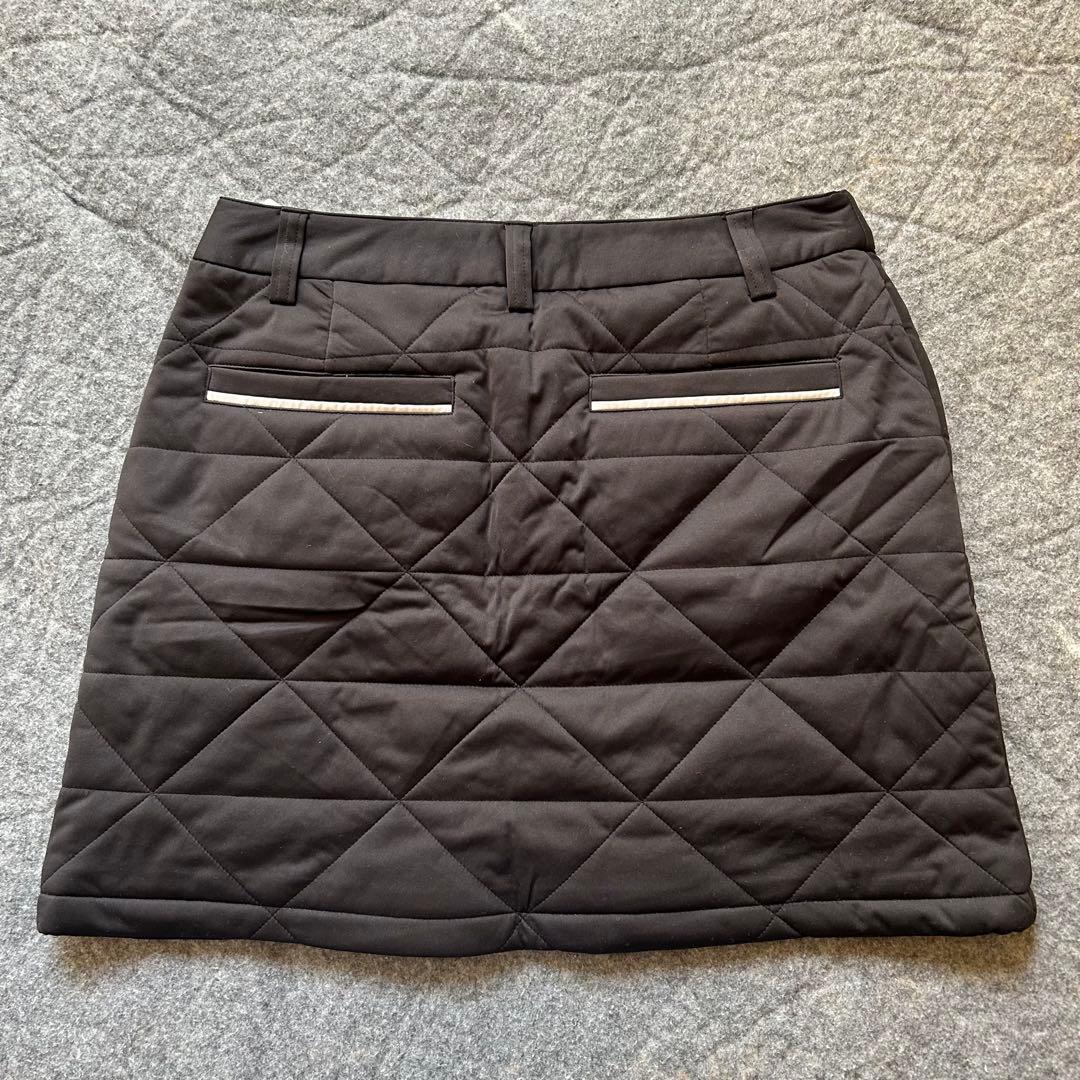 【L★新品未使用】Callaway レディース ゴルフスカート 黒 中綿 防風