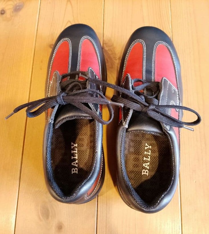 【美品】BALLY レディース ゴルフシューズ 23.5cm 本革