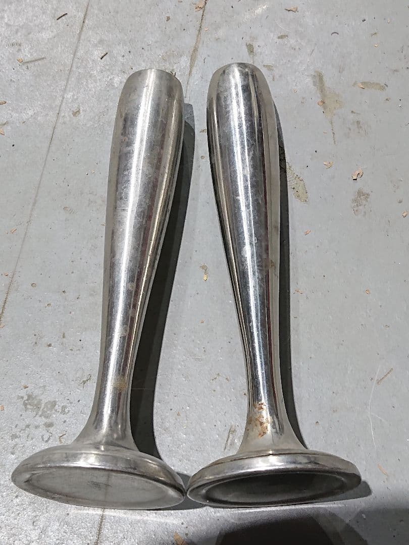 日食 日本食堂 食堂車 国鉄鉄道 ステンレススチール製花瓶 2個セット