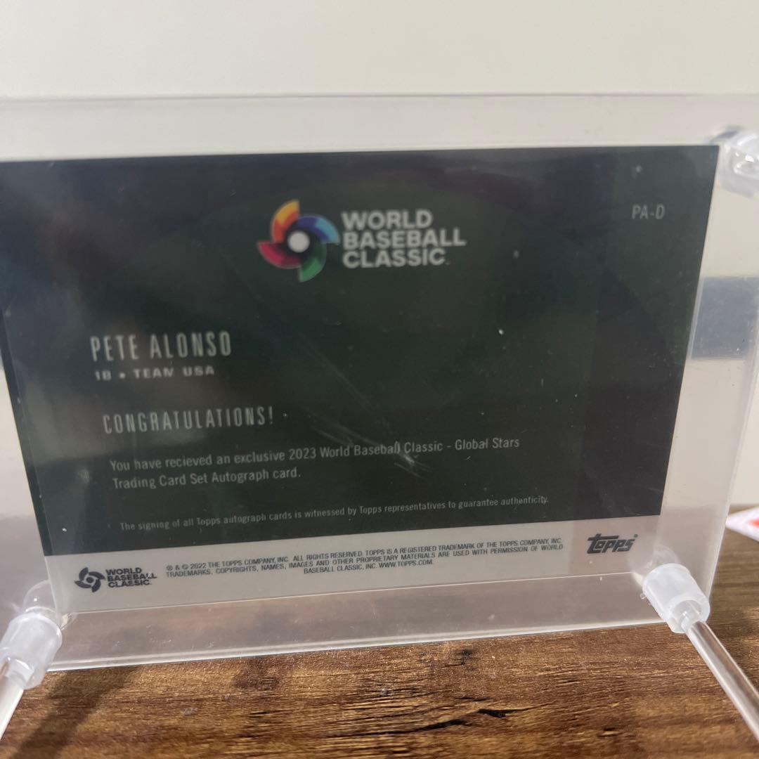 ピートアロンソ 直筆サイン入りカード