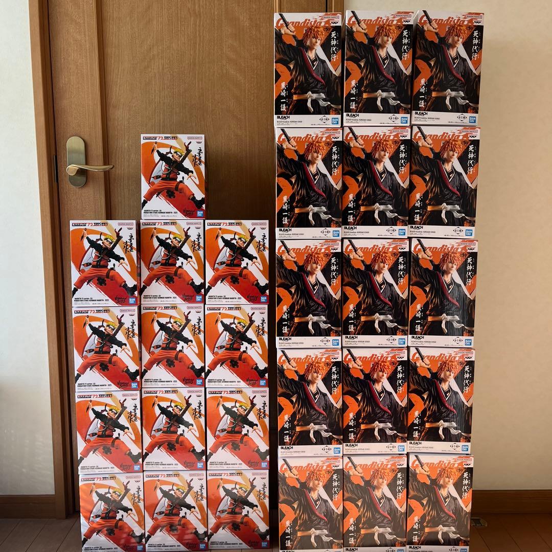 NARUTO BLEACH 一護　ナルト　フィギュア　まとめ売り　合計28個