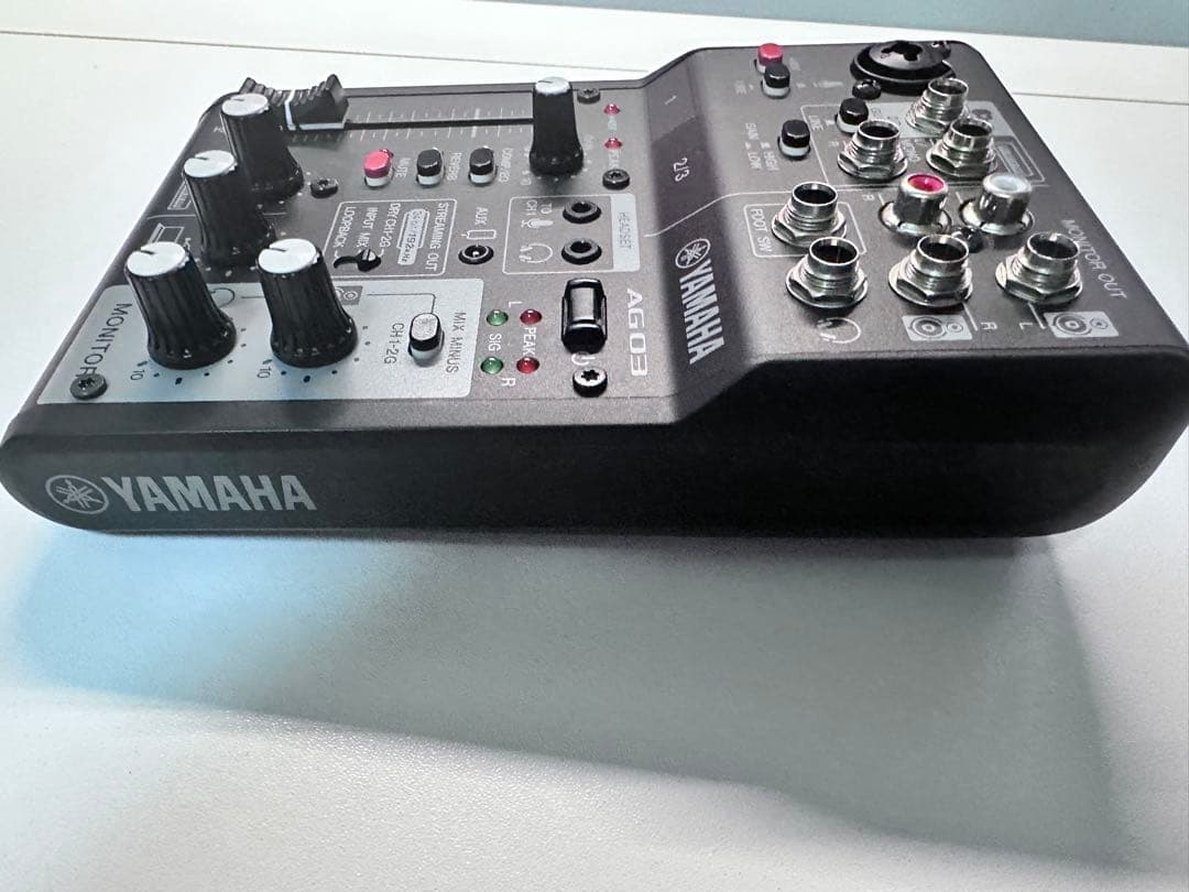 YAMAHA AG03 MK2 B オーディオインターフェイス　ブラック