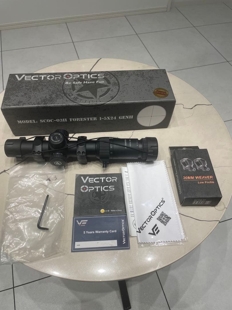 トイガン Vector Optics FORESTER GEN2 1-5x24