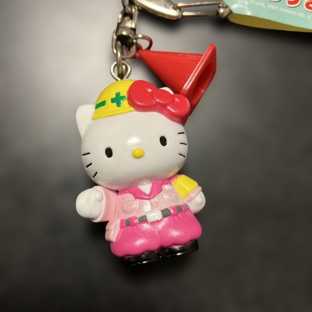 ご当地キティ　安全第一　キーホルダー